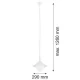 Argon ERBA BIS 3296 Függőlámpa 1x15W/E27 IP44