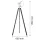 Argon FOTO NEW 3355 Állólámpa 1x22,5W/LED 3000K 2450LM IP20