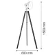 Argon FOTO NEW 3355 Állólámpa 1x22,5W/LED 3000K 2450LM IP20