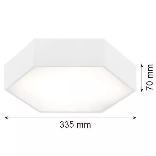 Argon ARIZONA 3827 Süllyesztett mennyezeti lámpa 1x22,5W/LED 3000K 2450LM IP20