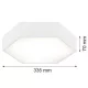 Argon ARIZONA 3827 Süllyesztett mennyezeti lámpa 1x22,5W/LED 3000K 2450LM IP20