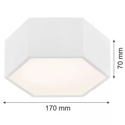   Argon ARIZONA 3828 Süllyesztett mennyezeti lámpa 1x9W/LED 3000K 1150LM IP20