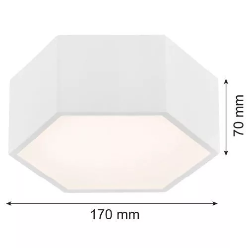 Argon ARIZONA 3828 Süllyesztett mennyezeti lámpa 1x9W/LED 3000K 1150LM IP20