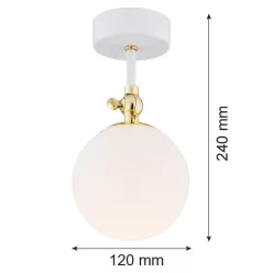 Argon LATINA 4002 Fali lámpa 1x7W/E14 IP44