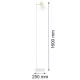 Argon DORIA 4258 Állólámpa 1x15W/E27 IP20