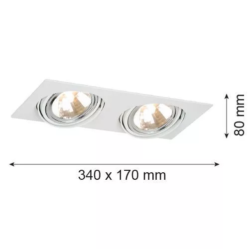 Argon OLIMP 785 Beépíthető spotlámpa 2x6W/G9 IP20