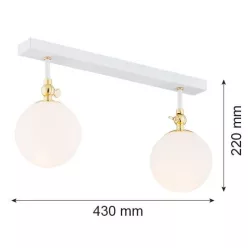 Argon LATINA 845 Fali lámpa 2x7W/E14 IP44