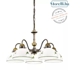 csillár zöld színű vázzal és fém testtel beltéri használatra austrolux-731-85-100 - moretti.hu