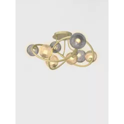   Aviano Lighting METZ 9015-804 Plafonlámpa 8x3,5w/g9 3000k 3120lm