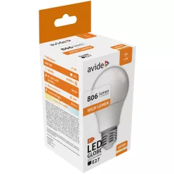 Avide LED Globe A60 8W 806LM E27 NW 4000K