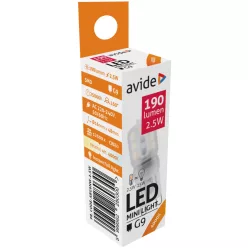 Avide LED 2.5W G9 190LM NW 4000K