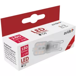 Avide LED 2.5W G9 180LM WW 3000K fekvő