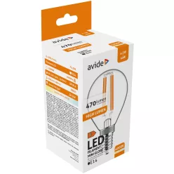 Avide LED Filament Mini Globe 4.5W 470LM E14 NW 4000K