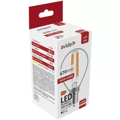 Avide LED Filament Mini Globe 4.5W E14 470LM WW 2700K