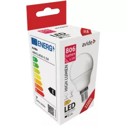 Avide LED Globe Mini G45 6.5W 806LM E14 EW 2700K