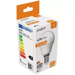 Avide LED Globe Mini G45 4.5W 470LM E14 NW 4000K