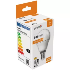 Avide LED Globe Mini G45 6.5W 806LM E14 NW 4000K