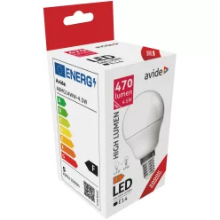 Avide LED Globe Mini G45 4.5W 470LM E14 WW 3000K