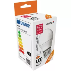 Avide LED Globe Mini G45 4.5W E27 470LM NW 4000K