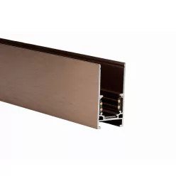 ALFA Mágneses sín52 1m + 2x Végzáró ANODISED CHOCOLATE