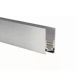 ALFA Mágneses sín52 1m + 2x Végzáró ANODISED SILVER