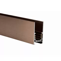 ALFA Mágneses sín52 2m + 2x Végzáró ANODISED CHOCOLATE