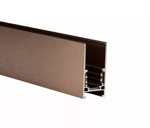 ALFA Mágneses sín52 2m + 2x Végzáró ANODISED CHOCOLATE