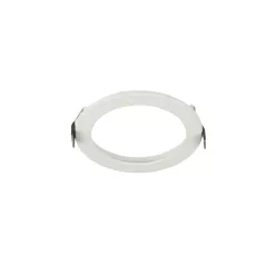 mennyezetbe építhető lámpa fehér színű vázzal és fém testtel beltéri használatra azzardo-1731 - moretti.hu