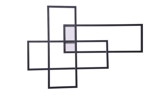 fali lámpa fekete színű vázzal és fém testtel beltéri használatra azzardo-2994 - moretti.hu