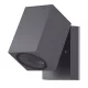 kültéri fali lámpa sötétszürke színű vázzal és fém testtel kerti használatra azzardo-4515 - moretti.hu