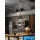 UNIVERSO Kender kötél csillár 1xE27 IP20 D290x1200mm fekete