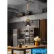 UNIVERSO Kender kötél csillár 1xE27 IP20 D290x1200mm fekete
