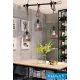 UNIVERSO Kender kötél csillár 5xE27 IP20 790x1200mm fekete