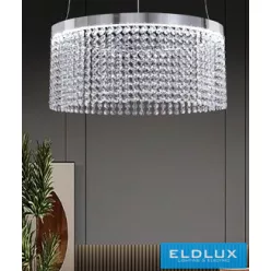   UNIVERSO Kristály üveg csillár 35w 2800lm 8000k 220° IP20 Króm D500x1200mm