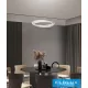UNIVERSO Kristály üveg csillár 45w 3600lm 8000k D600x1000mm