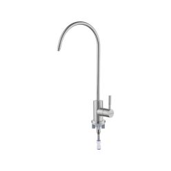 Mosogató csaptelep szűrt vízhez_szálcsiszolt acél