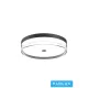 UNIVERSO Mennyezeti lámpa 32w 3170lm CCT.kap IP20 fekete D400x70mm