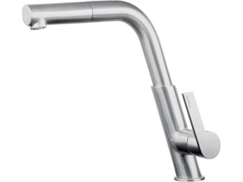 Silia mosogató csaptelep, szálcsiszolt acél