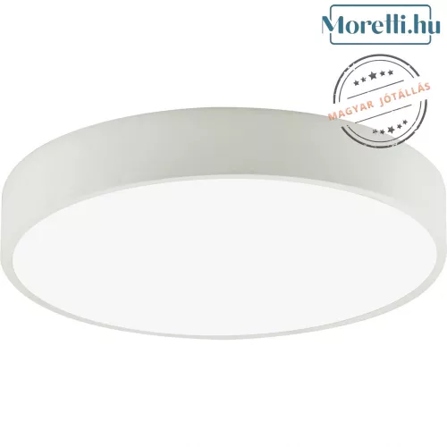 mennyezeti lámpa fehér színű vázzal és fém testtel beltéri használatra braytron-bh16-04180 - moretti.hu
