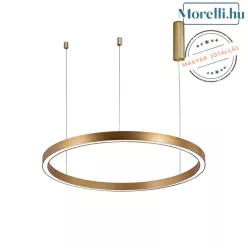 függesztett lámpa arany színű vázzal és fém testtel beltéri használatra braytron-bh16-09186 - moretti.hu