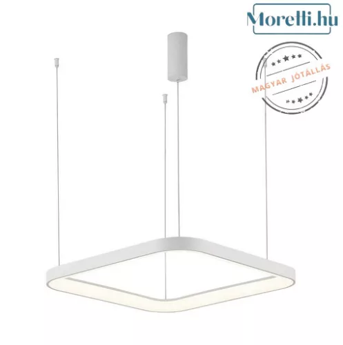 függesztett lámpa fehér színű vázzal és fém testtel beltéri használatra braytron-bh17-01780 - moretti.hu