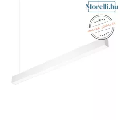 függesztett lámpa fehér színű vázzal és fém testtel beltéri használatra braytron-bn02-01200 - moretti.hu