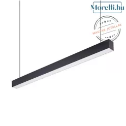 függesztett lámpa fekete színű vázzal és fém testtel beltéri használatra braytron-bn02-01211 - moretti.hu