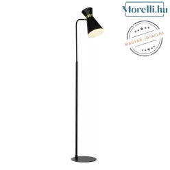 állólámpa fekete színű vázzal és fém testtel beltéri használatra brilliant-64458-86 - moretti.hu