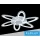 UNIVERSO Mennyezeti lámpa LED 59w 4720lm CCT fehér 700x700mm IP20