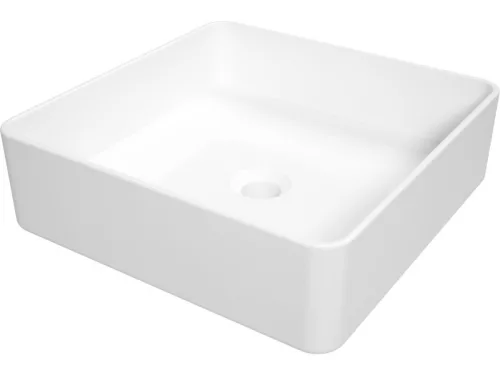 Square pultra ültethető kerámia mosdó