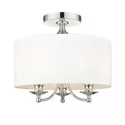 Cosmolight ABU DHABI C03466CH-WH Plafonlámpa 3x40W/E14