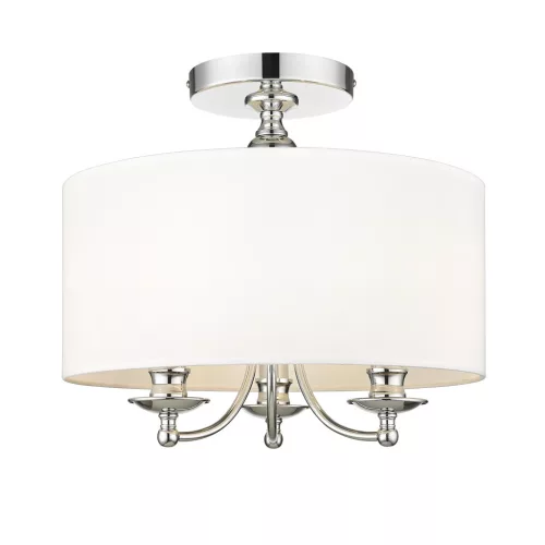 Cosmolight ABU DHABI C03466CH-WH Plafonlámpa 3x40W/E14