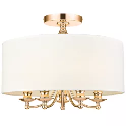 Cosmolight ABU DHABI C05442AU-WH Plafonlámpa 5x40W/E14