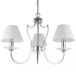 COSMOLIGHT P03755CH-WH RIGA Modern Csillár Ezüst E14 IP20